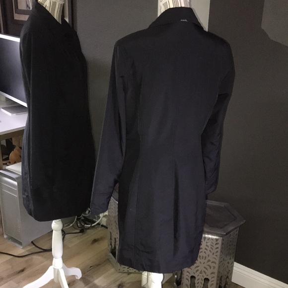 1 hour sale🔥Guess, black trench coat style jacket - Picture 9 of 10